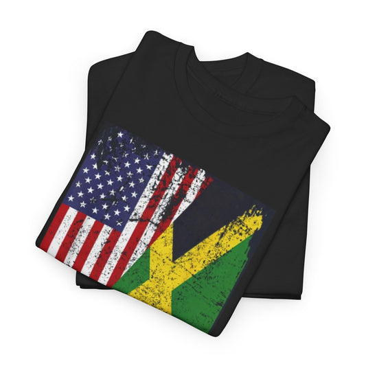 Tee Jamaican American | Unisex Cotton Tee
