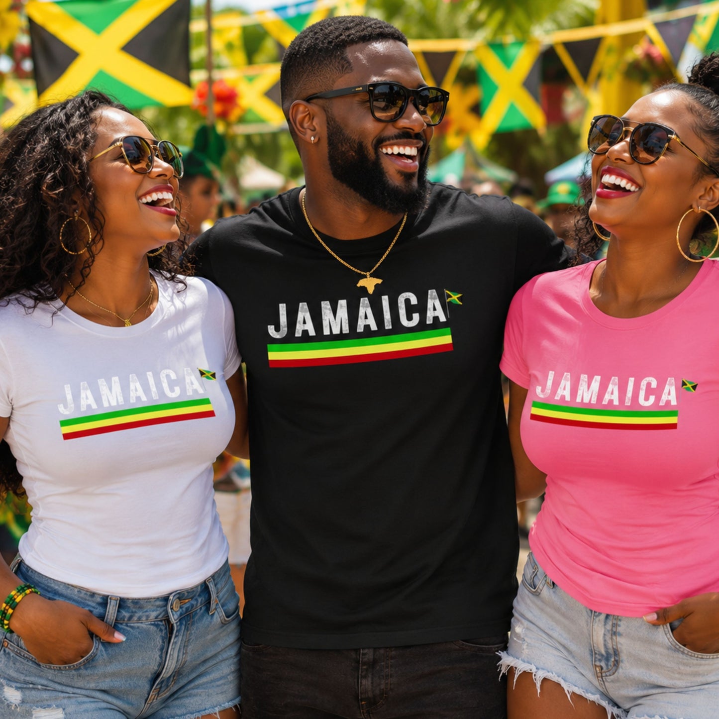 Tee Jamaica Pride Unisex Cotton Tee