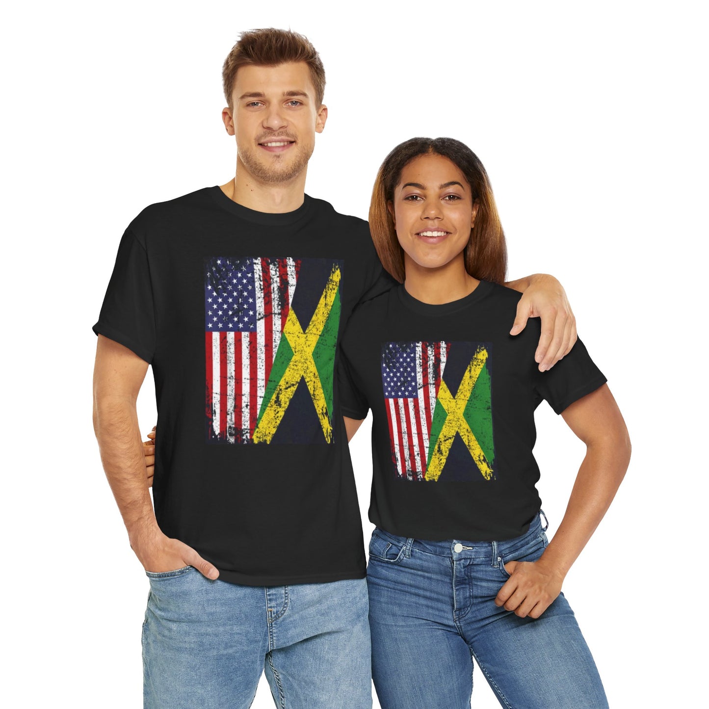 Tee Jamaican American | Unisex Cotton Tee