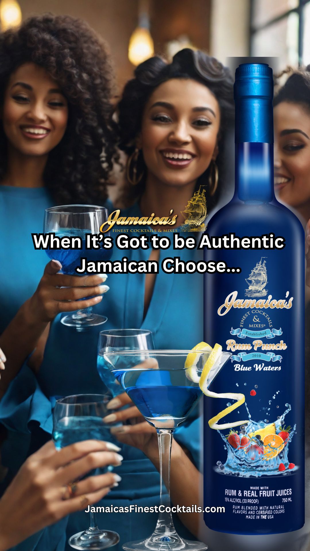 Rum Punch - Jamaican Blue Waters (Blueberry/Raspberry)