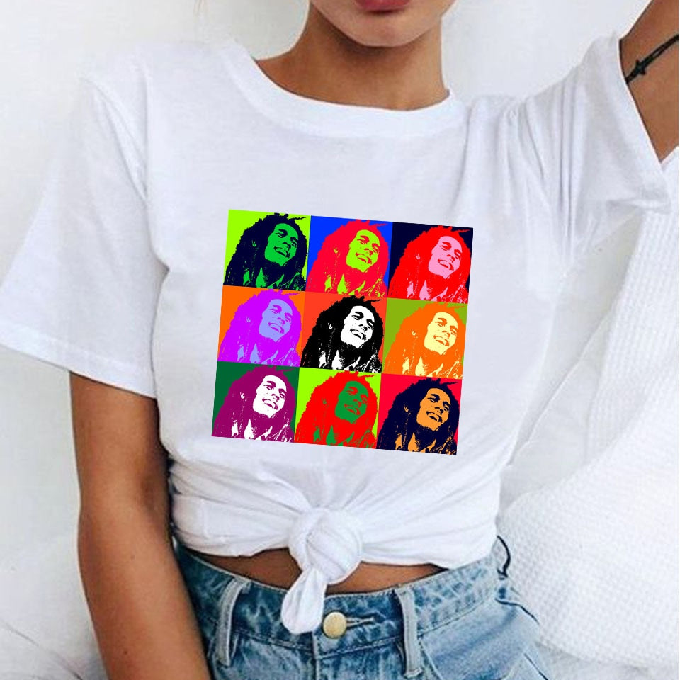 One Love and Bob Marley Women's Fashion T-Shirts