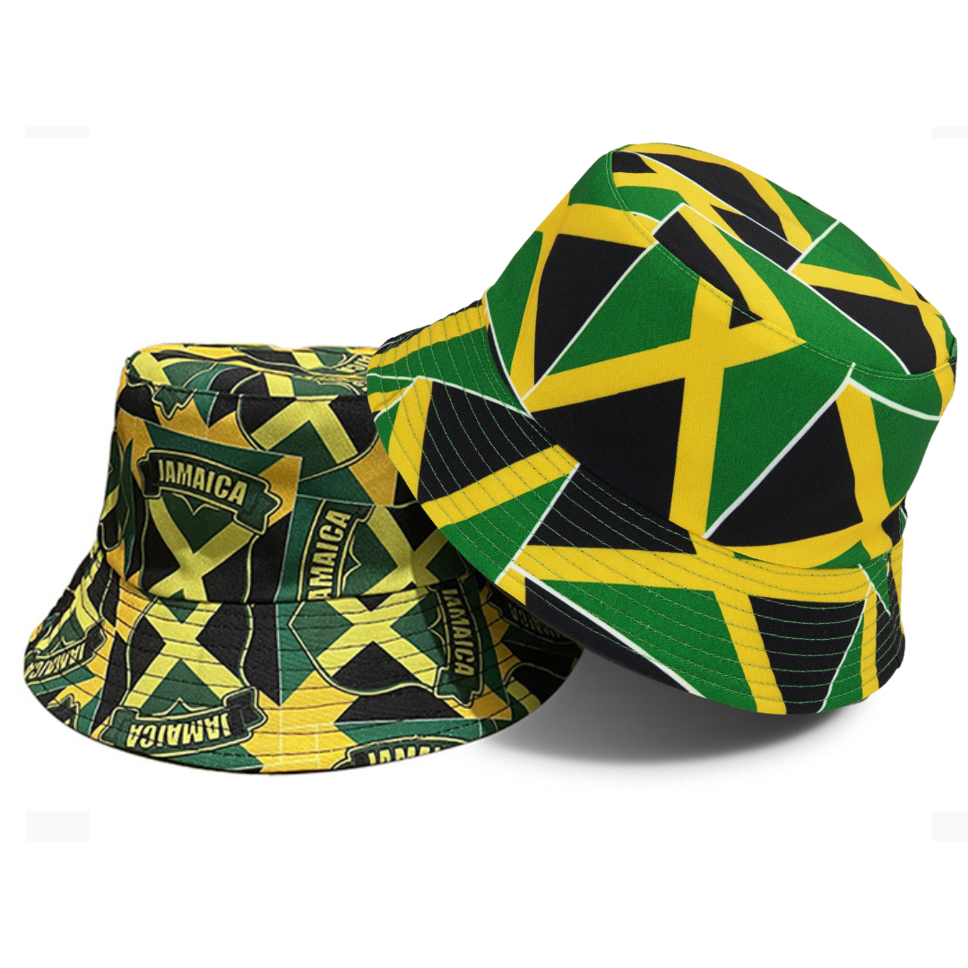 Jamaican Flag Bucket Hat (Double Sided)
