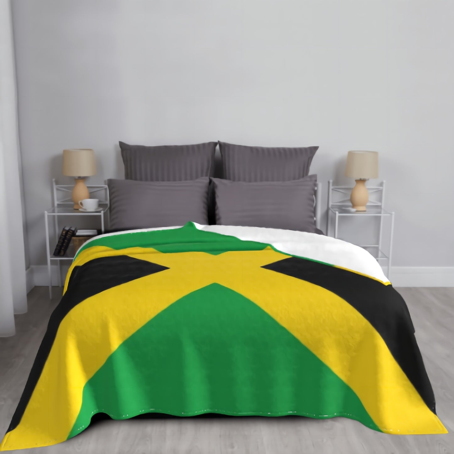 Jamaican Flag Blanket