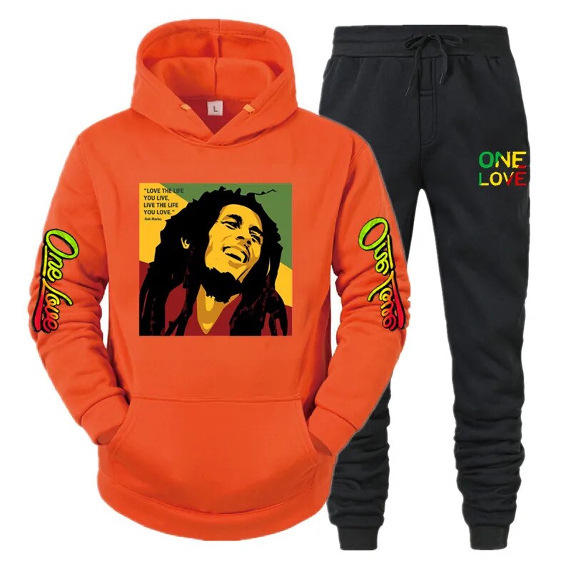 Bob Marley One Love Multicolor Sweatsuit