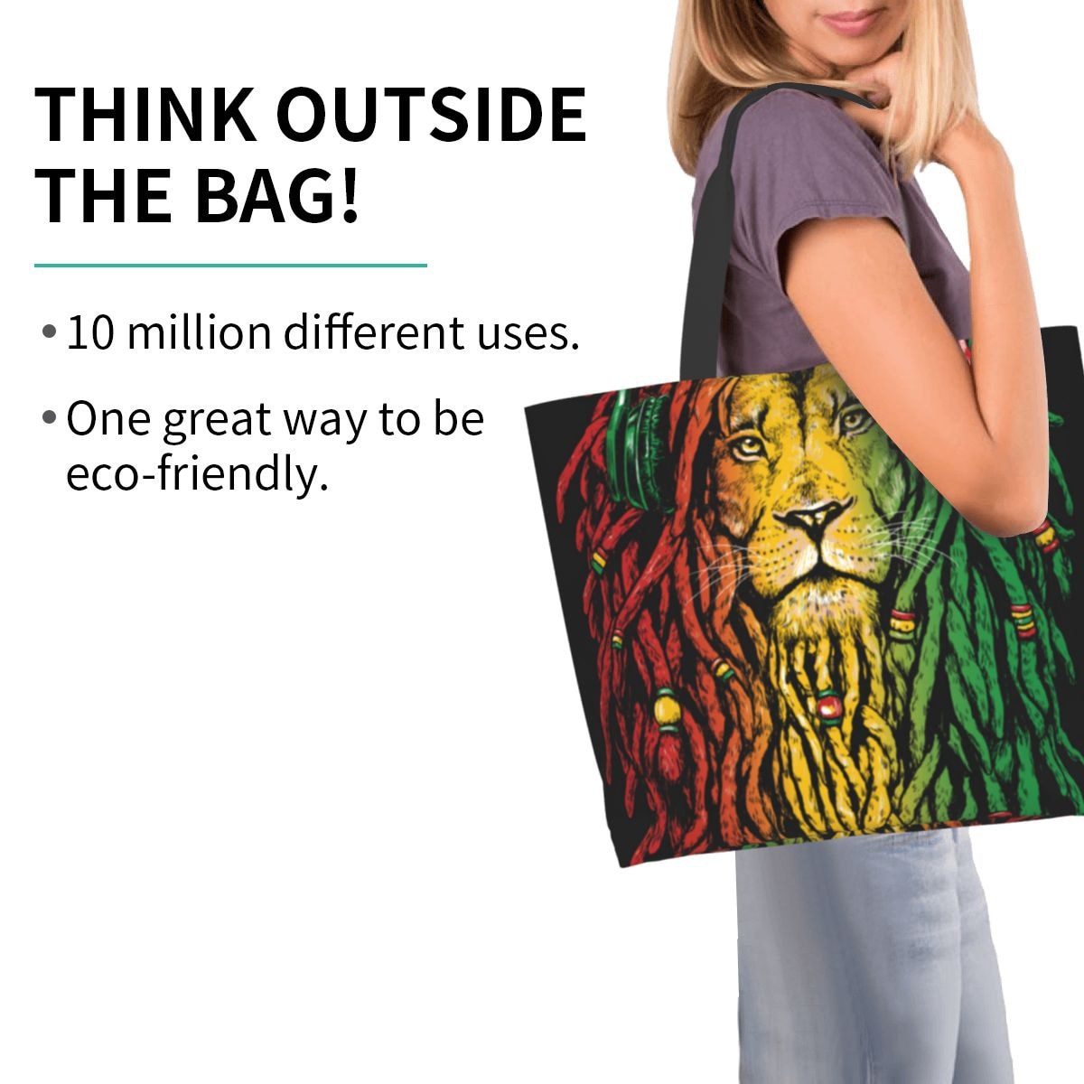 Lion Shoulder Shopping Bags