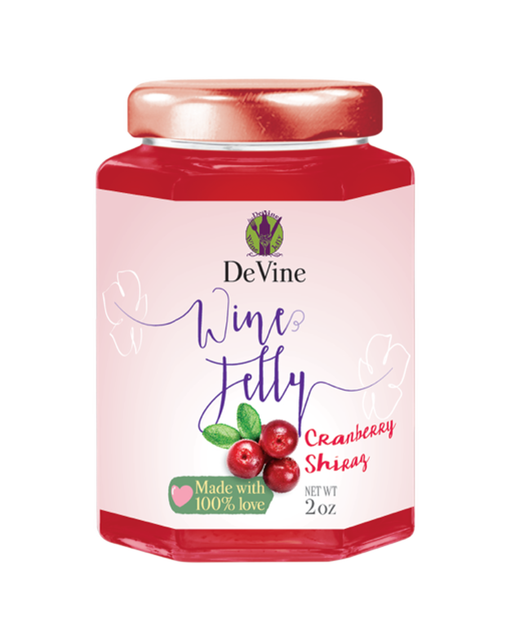 Wine Jelly - Cranberry Shiraz - 2oz