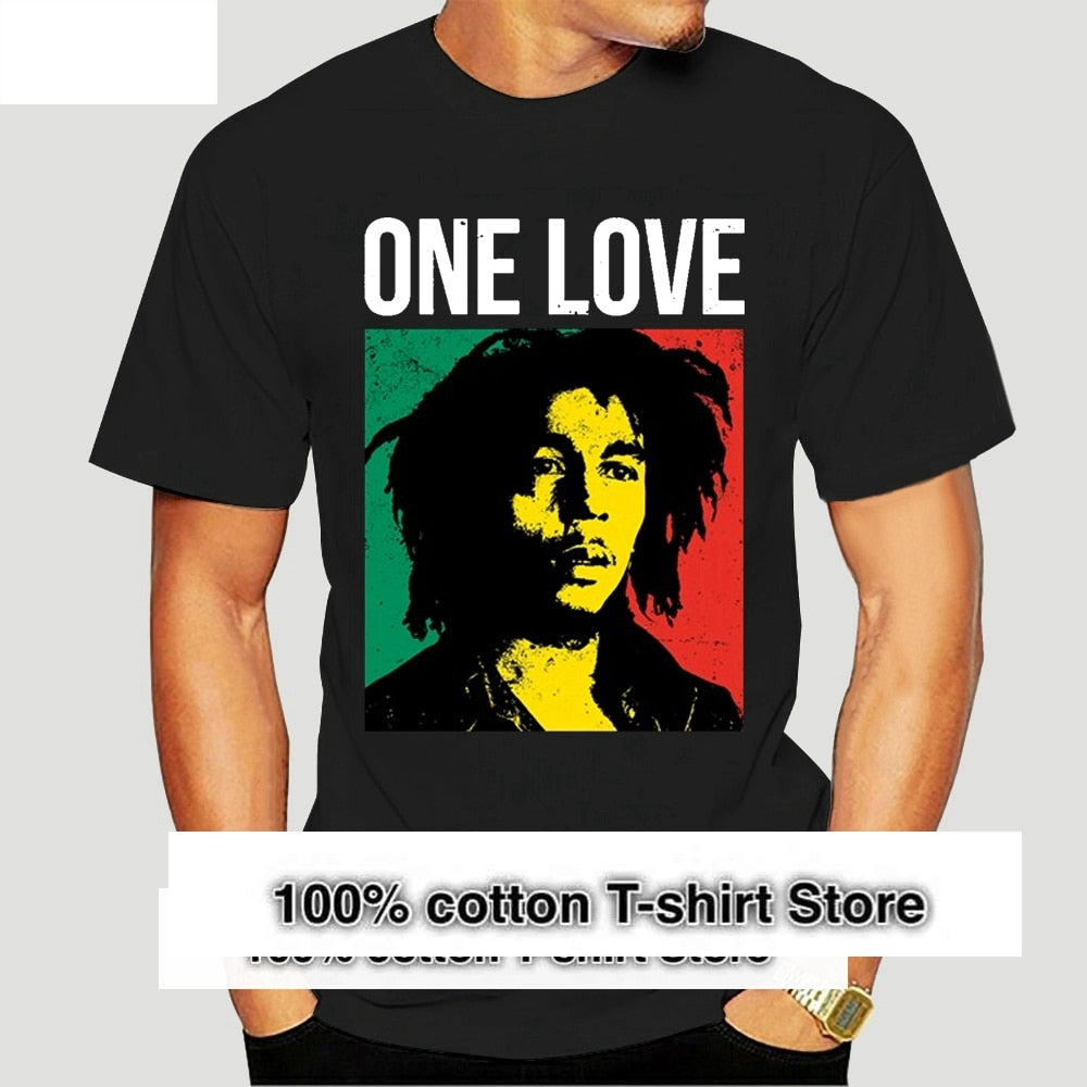 bob marley one love t shirt