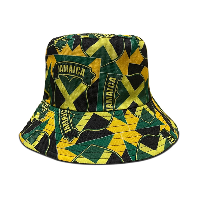 Jamaican Flag Bucket Hat (Double Sided)