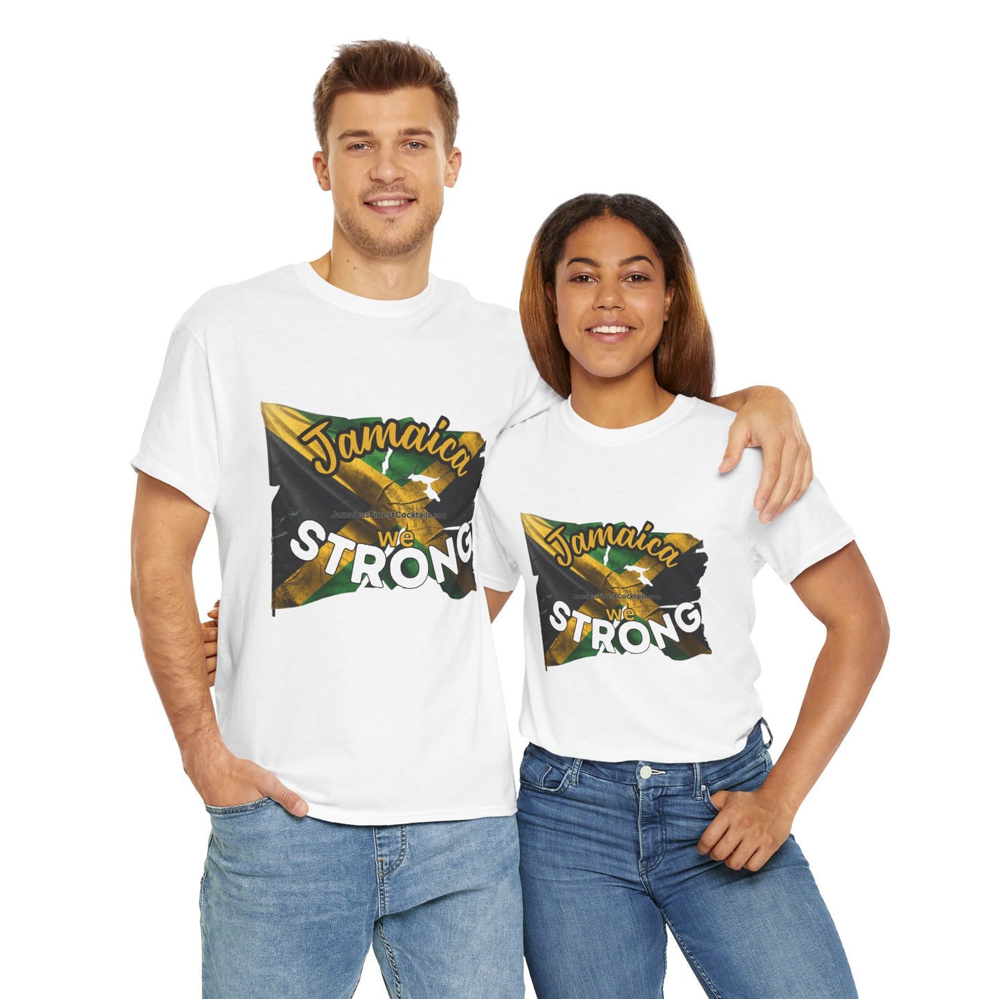 Jamaica We STRONG Hurricane Melissa | Unisex Cotton Tee