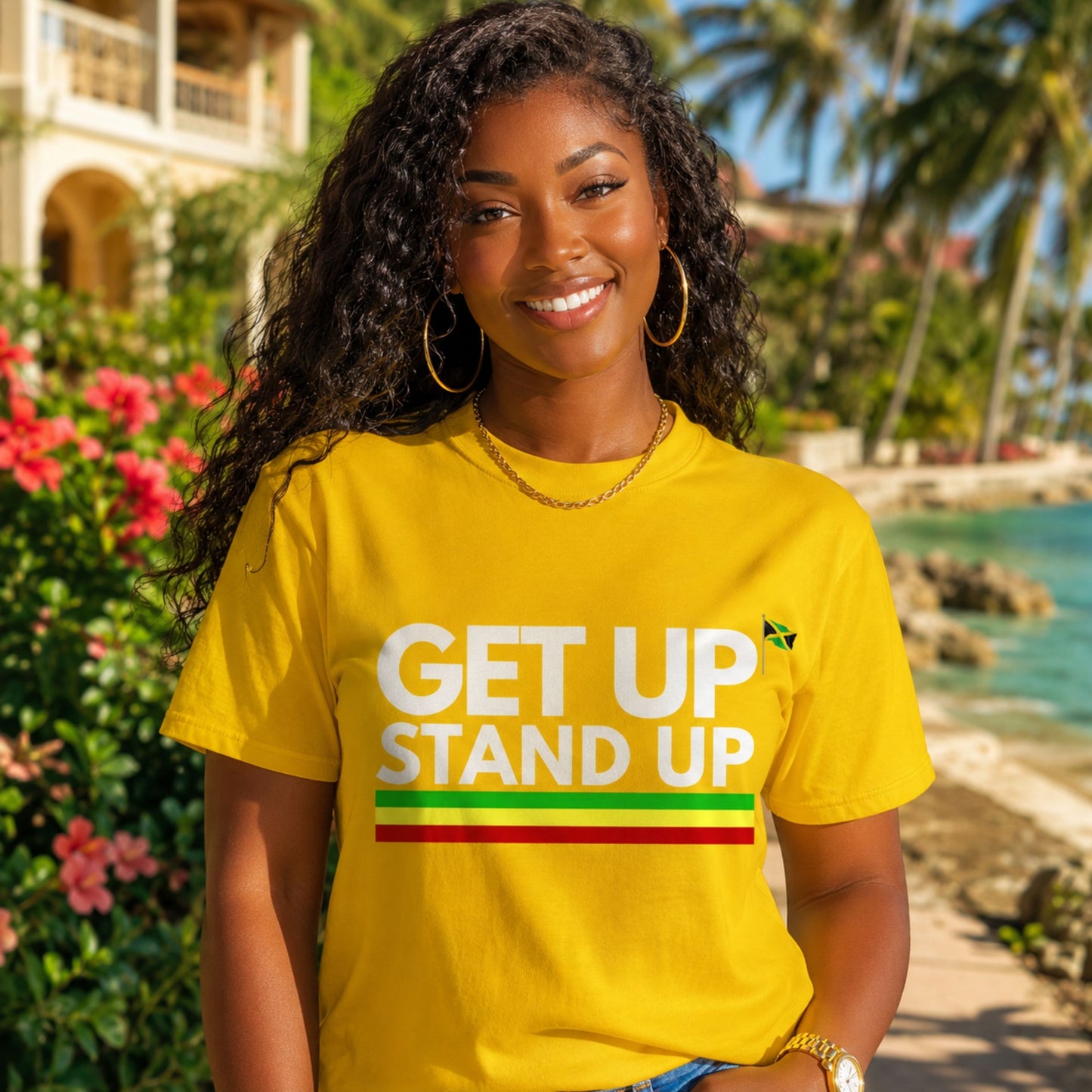 Tee GET UP Stand Up | Unisex Cotton Tee