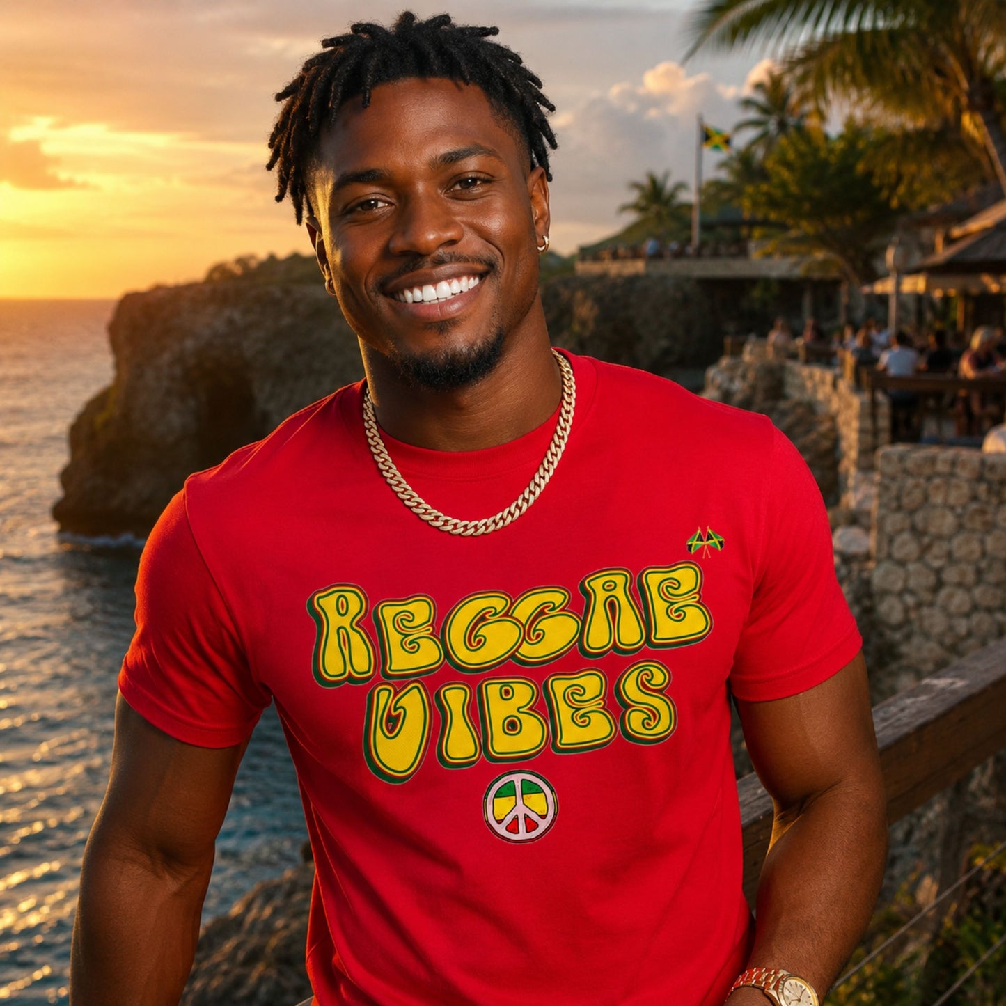 Tee | Reggae Vibes Unisex Cotton Tee