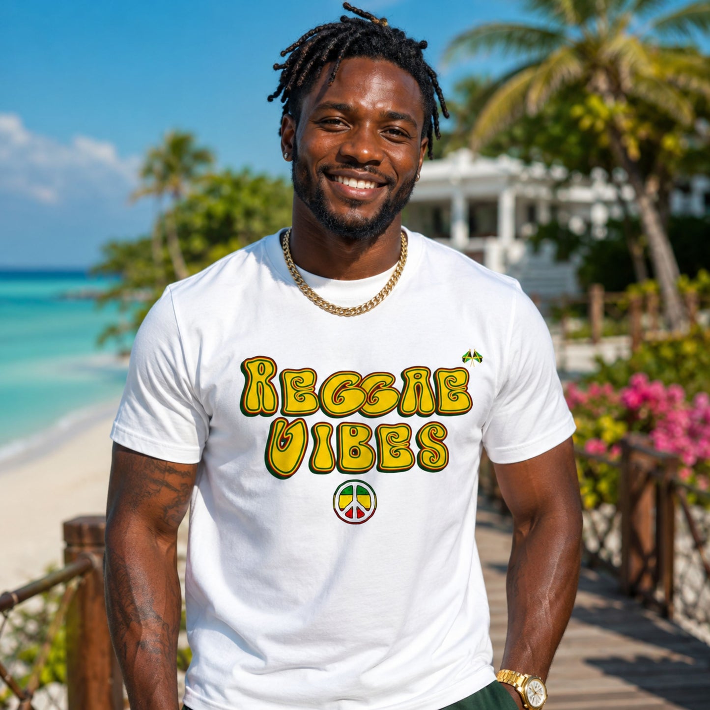 Tee | Reggae Vibes Unisex Cotton Tee