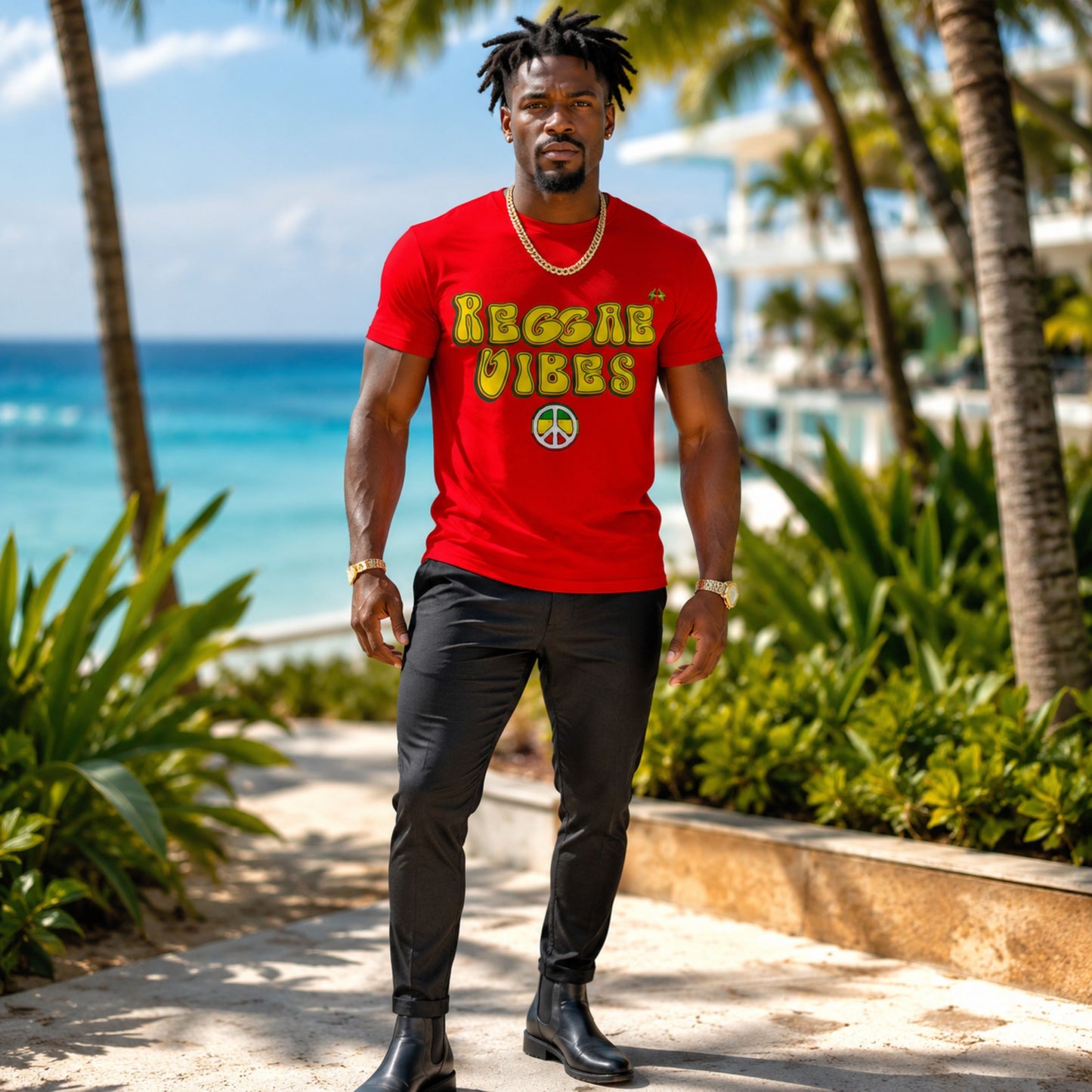 Tee | Reggae Vibes Unisex Cotton Tee