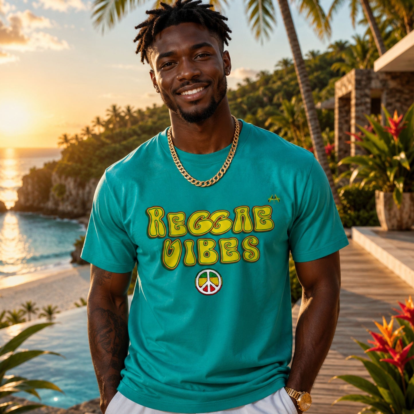 Tee | Reggae Vibes Unisex Cotton Tee
