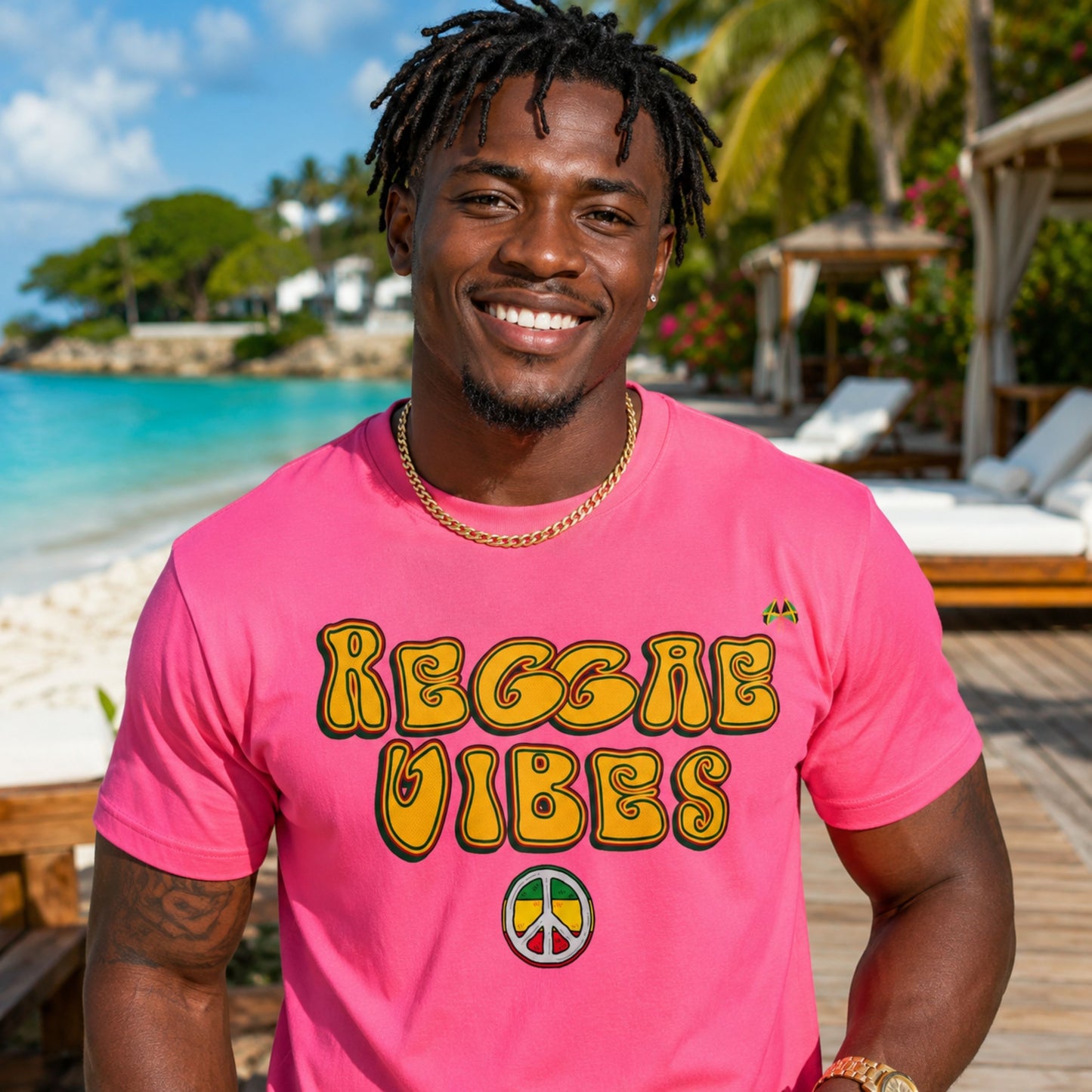 Tee | Reggae Vibes Unisex Cotton Tee