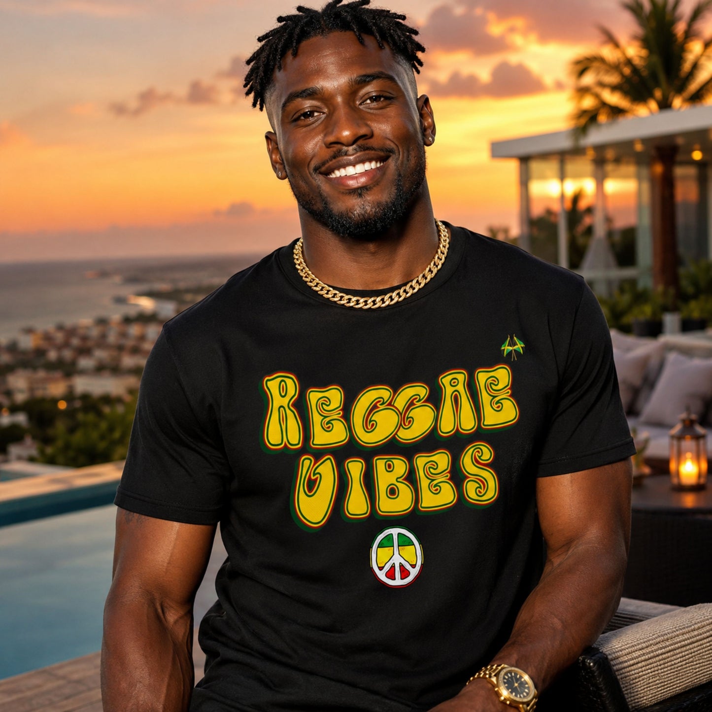 Tee | Reggae Vibes Unisex Cotton Tee