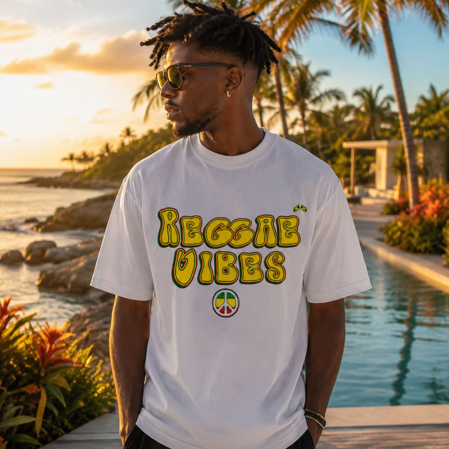 Tee | Reggae Vibes Unisex Cotton Tee