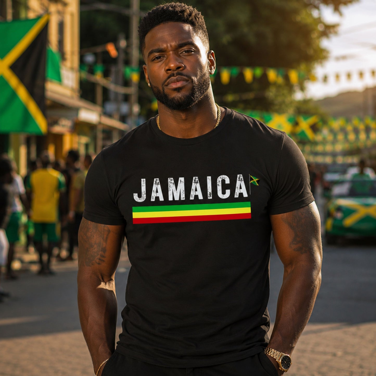 Tee Jamaica Pride Unisex Cotton Tee