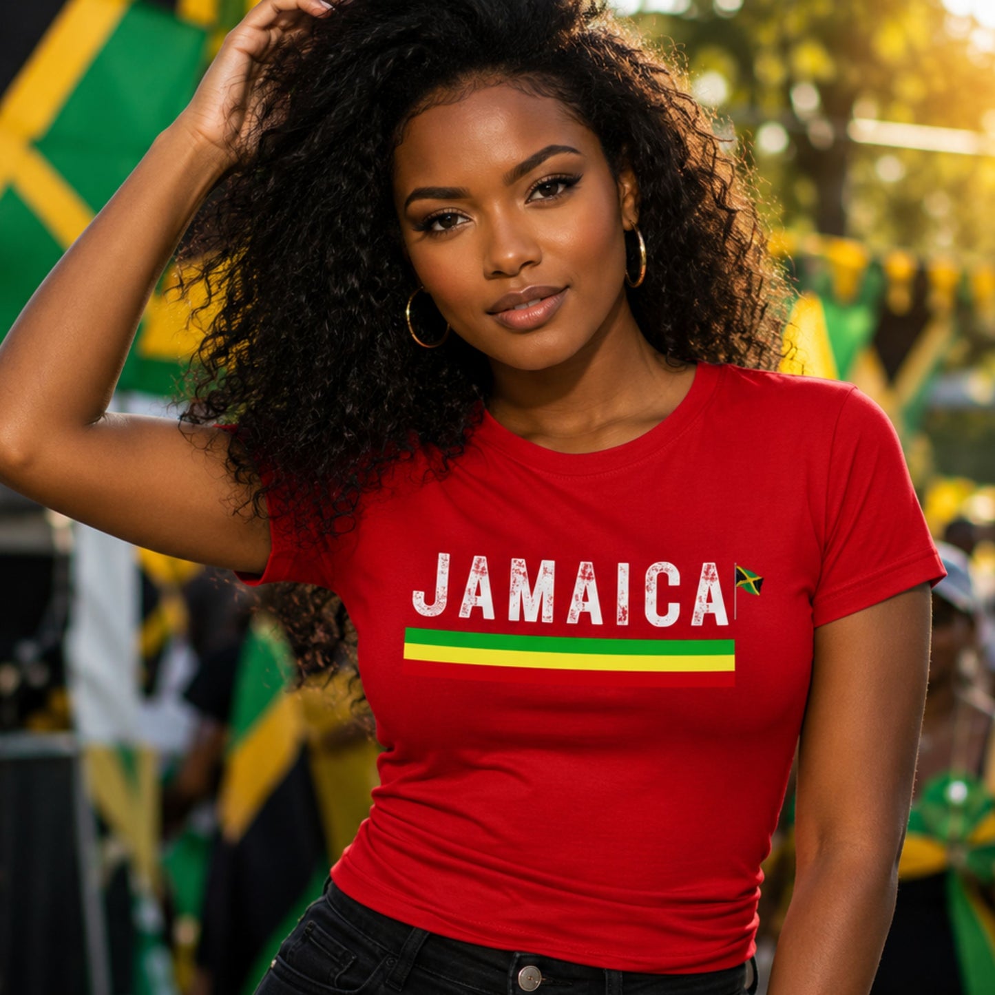 Tee Jamaica Pride Unisex Cotton Tee