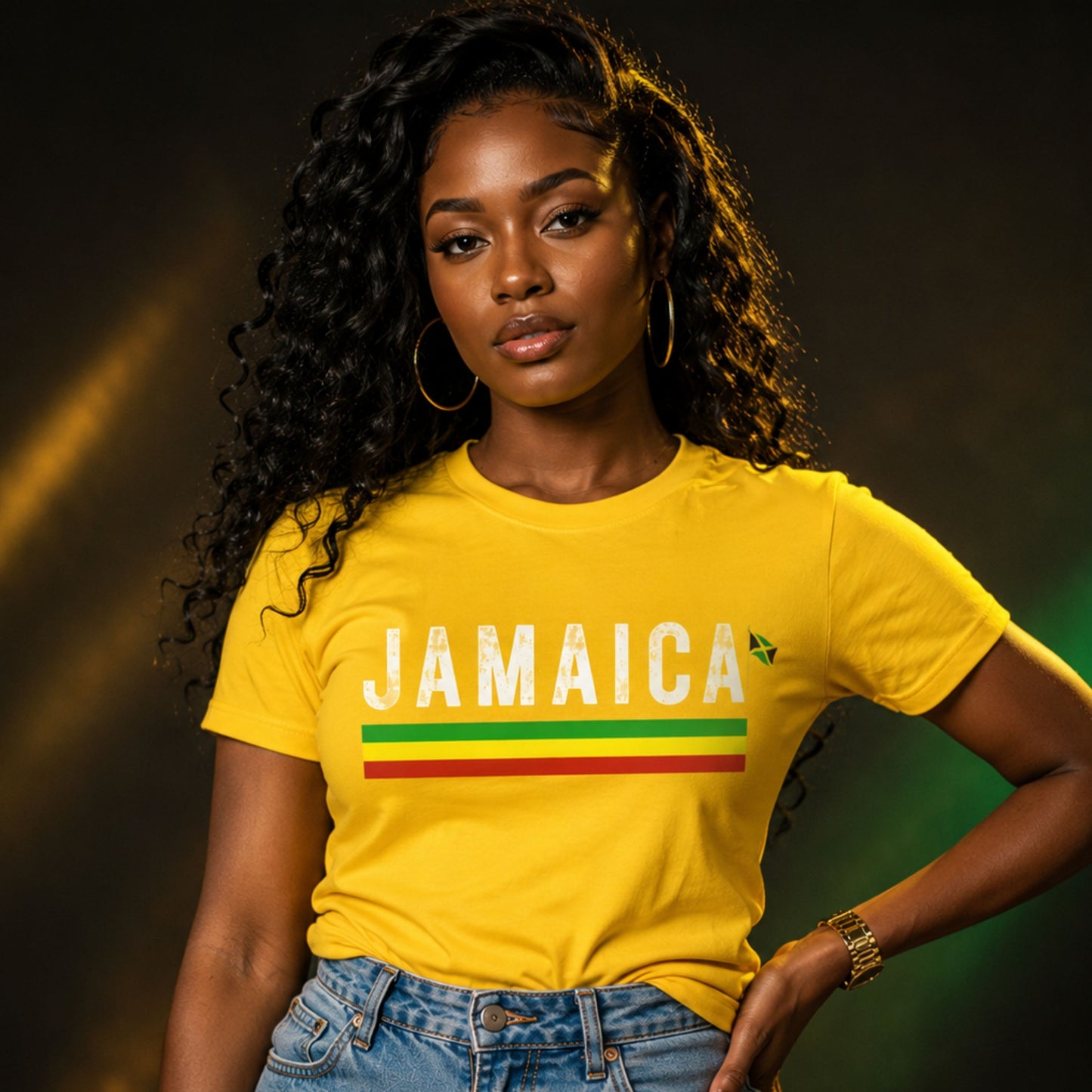 Tee Jamaica Pride Unisex Cotton Tee