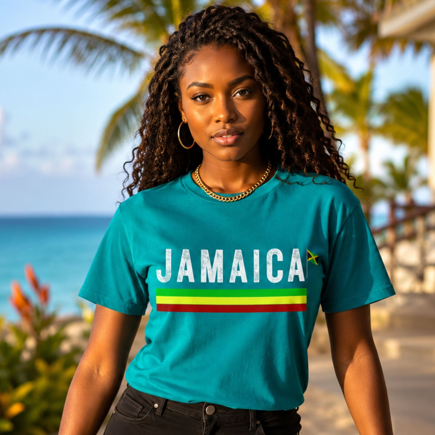 Tee Jamaica Pride Unisex Cotton Tee