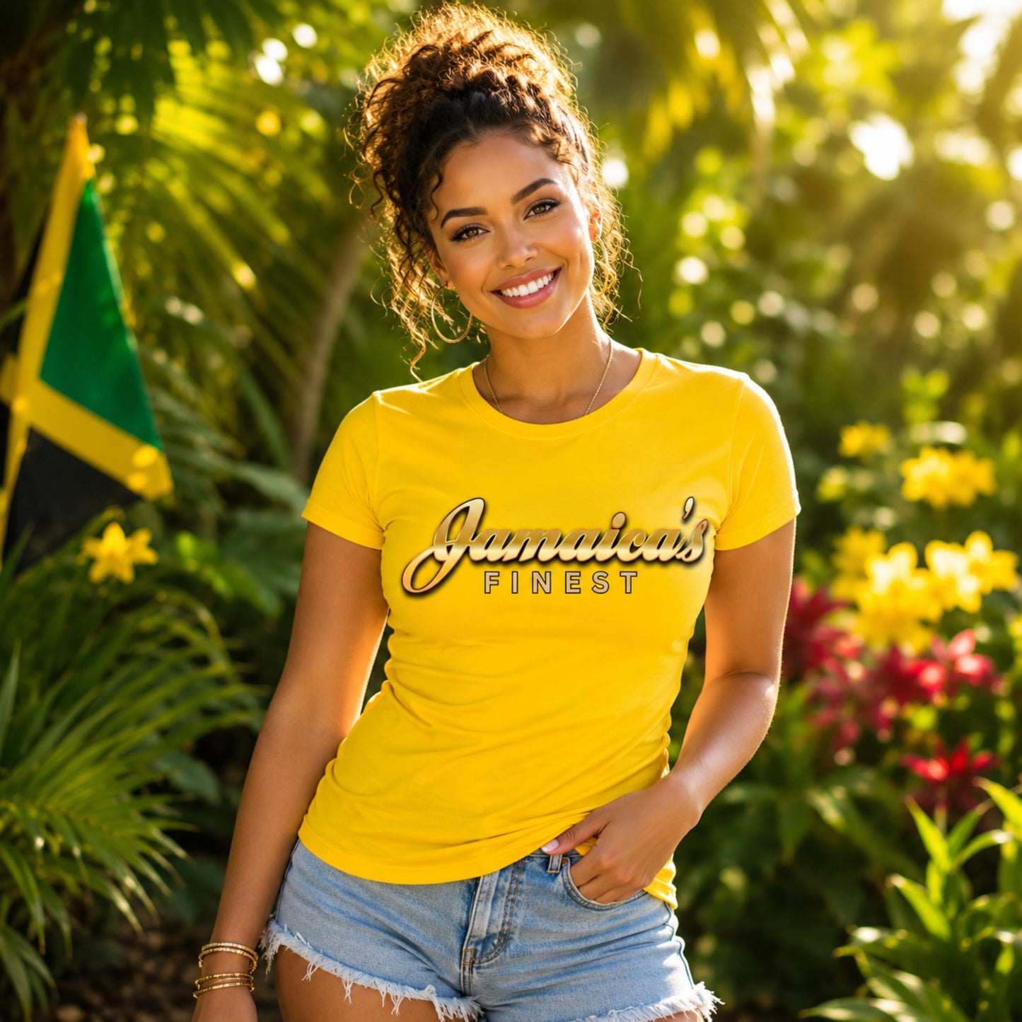 Tee Jamaica's Finest Unisex Cotton Tee