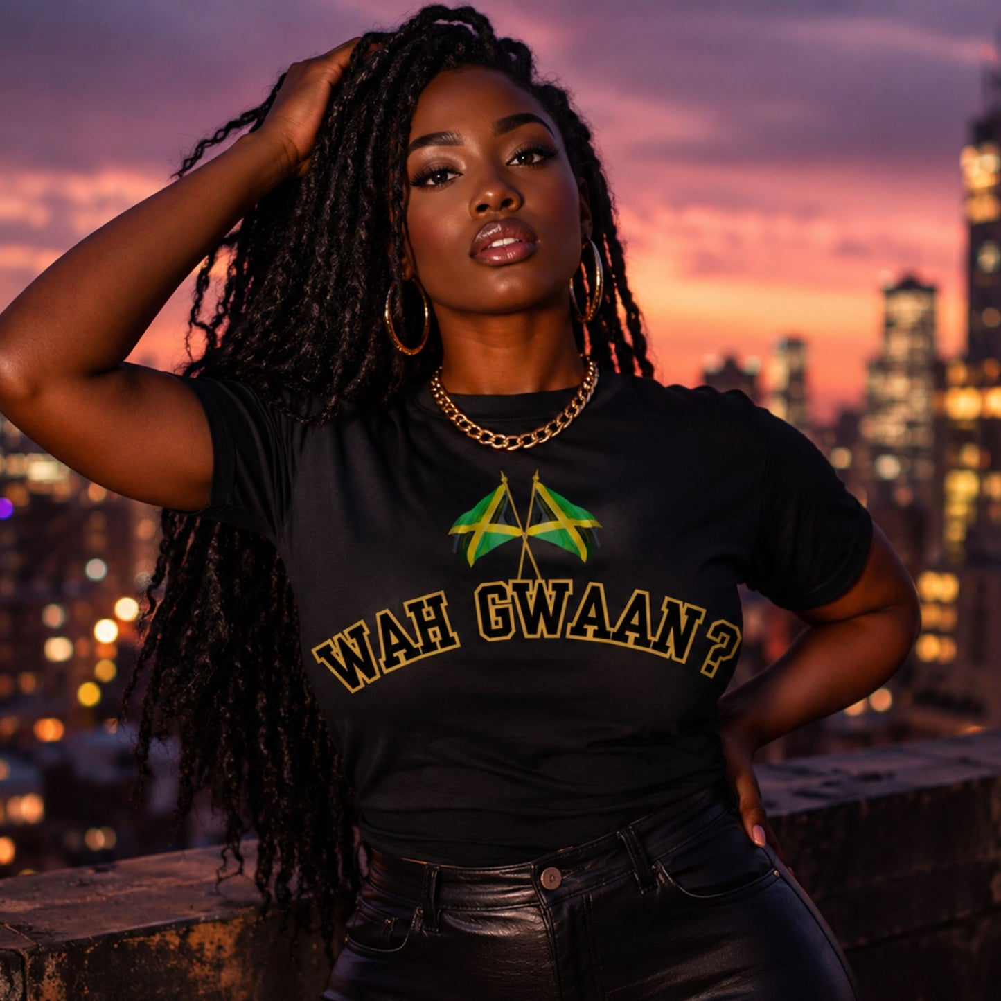 Wah Gwaan? T-Shirt — Jamaican Phrase Graphic Tee with Island Vibe