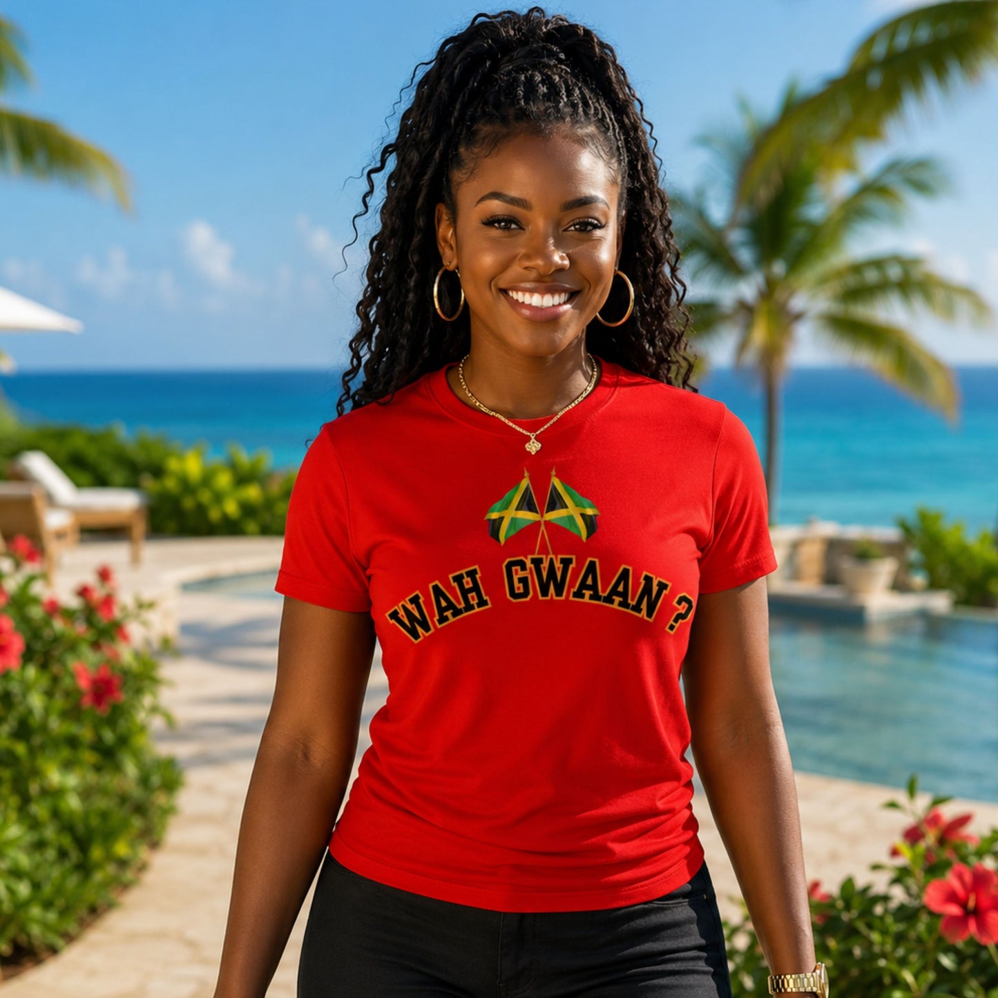 Wah Gwaan? T-Shirt — Jamaican Phrase Graphic Tee with Island Vibe
