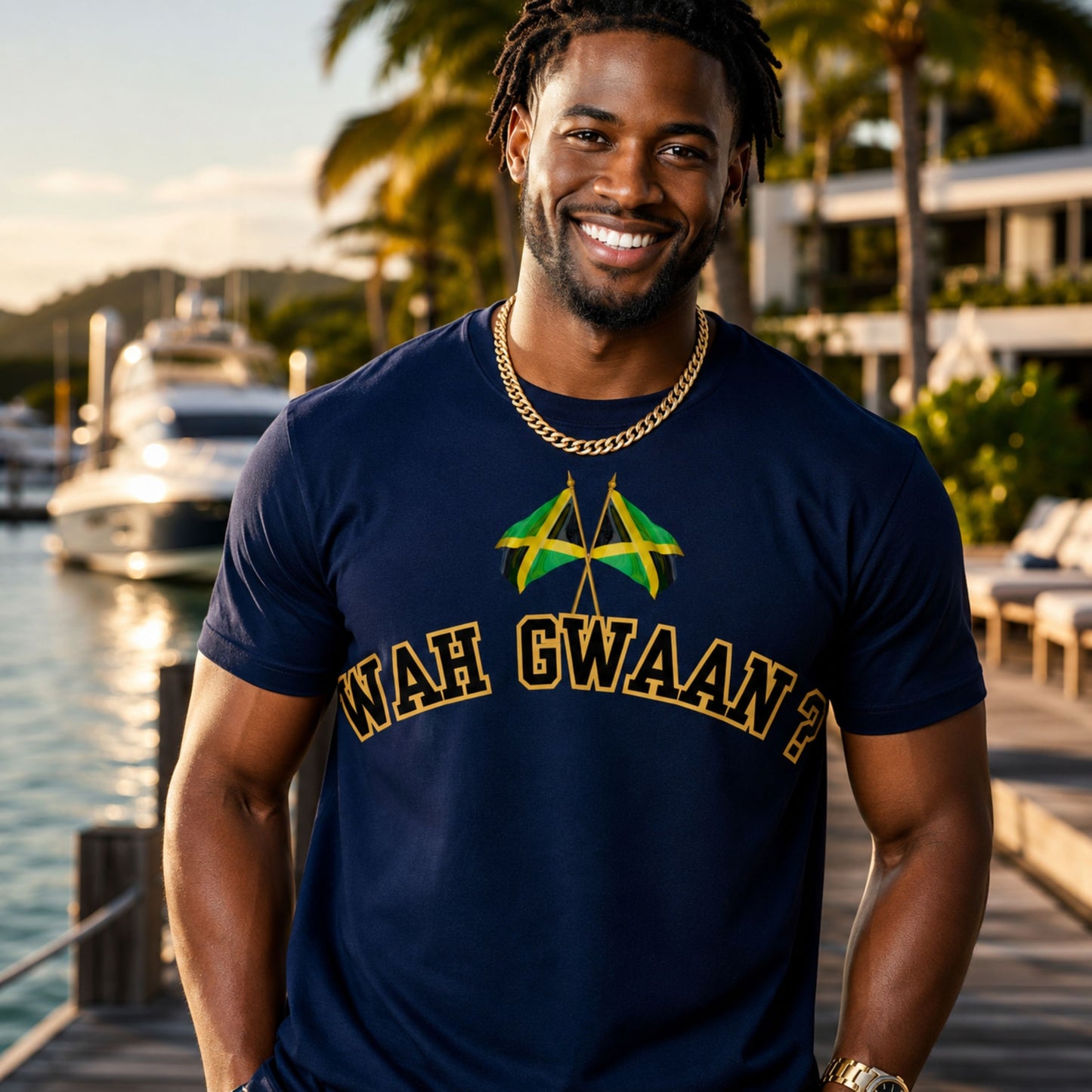 Wah Gwaan? T-Shirt — Jamaican Phrase Graphic Tee with Island Vibe