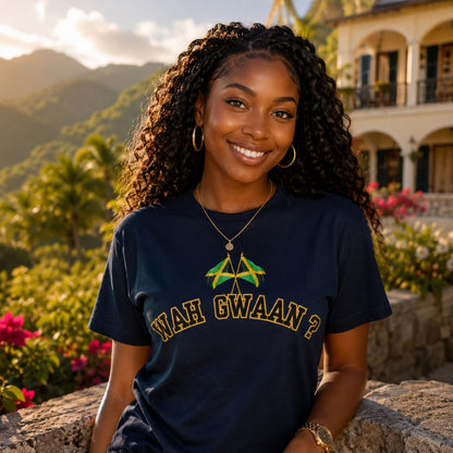 Wah Gwaan? T-Shirt — Jamaican Phrase Graphic Tee with Island Vibe