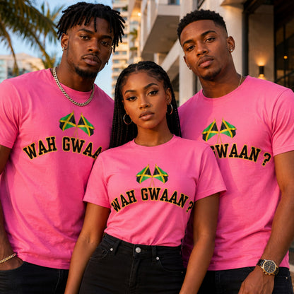 Wah Gwaan? T-Shirt — Jamaican Phrase Graphic Tee with Island Vibe