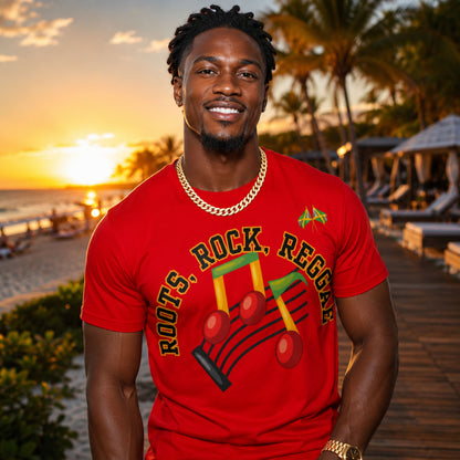 Roots Rock Reggae Music T-Shirt — Vintage Note Graphic Tee
