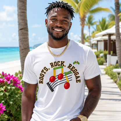 Roots Rock Reggae Music T-Shirt — Vintage Note Graphic Tee