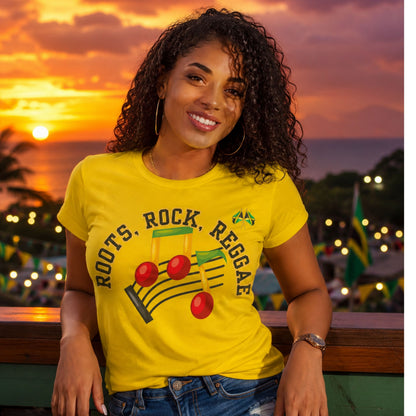 Roots Rock Reggae Music T-Shirt — Vintage Note Graphic Tee