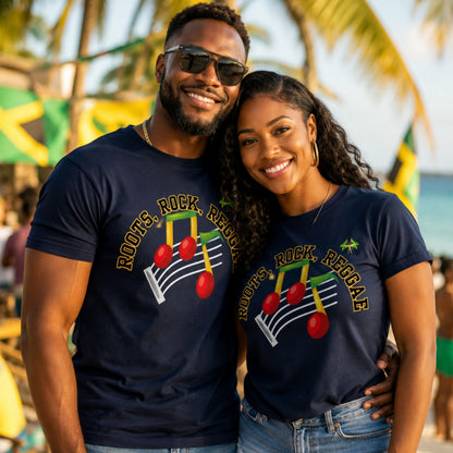 Roots Rock Reggae Music T-Shirt — Vintage Note Graphic Tee