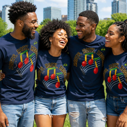 Roots Rock Reggae Music T-Shirt — Vintage Note Graphic Tee