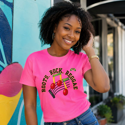Roots Rock Reggae Music T-Shirt — Vintage Note Graphic Tee