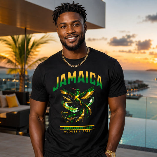 Jamaica Independence Doctor Bird T-Shirt — August 6 Pride Tee