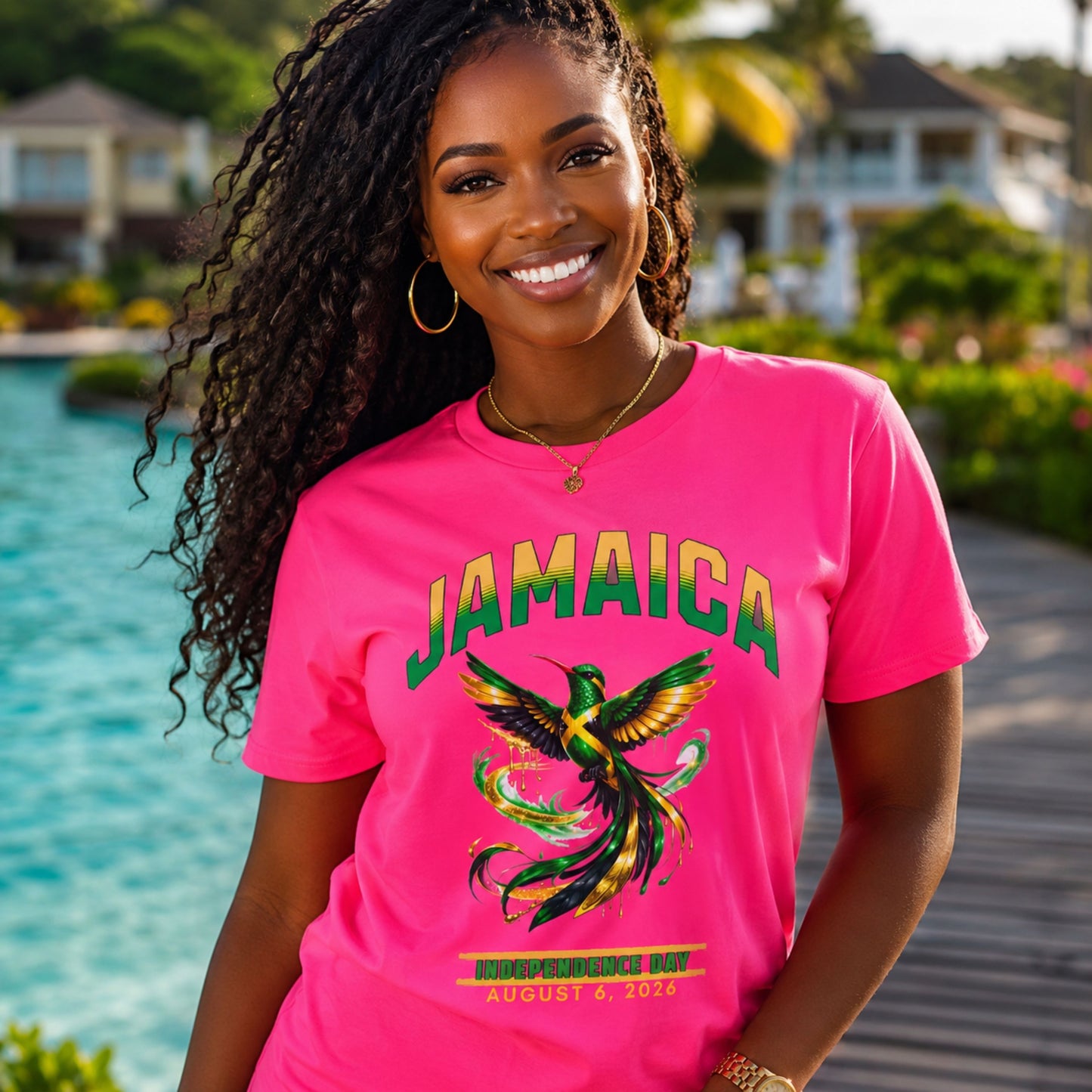 Jamaica Independence Doctor Bird T-Shirt — August 6 Pride Tee