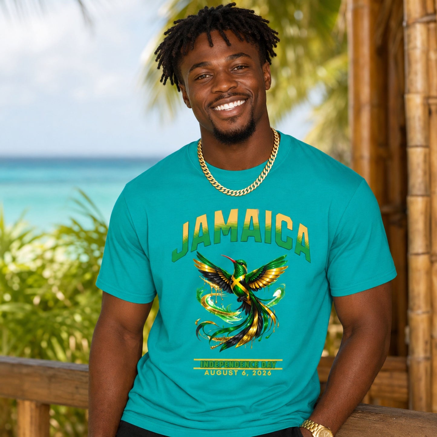 Jamaica Independence Doctor Bird T-Shirt — August 6 Pride Tee