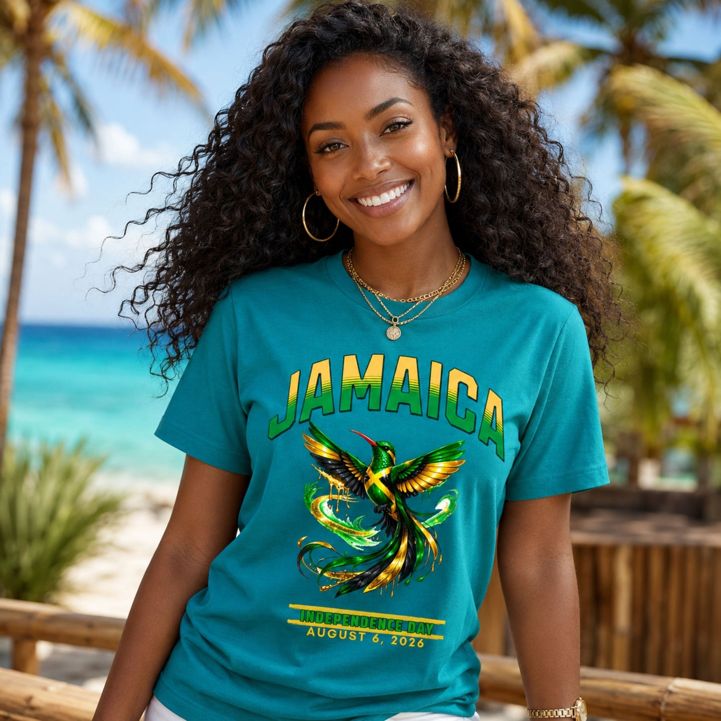 Jamaica Independence Doctor Bird T-Shirt — August 6 Pride Tee
