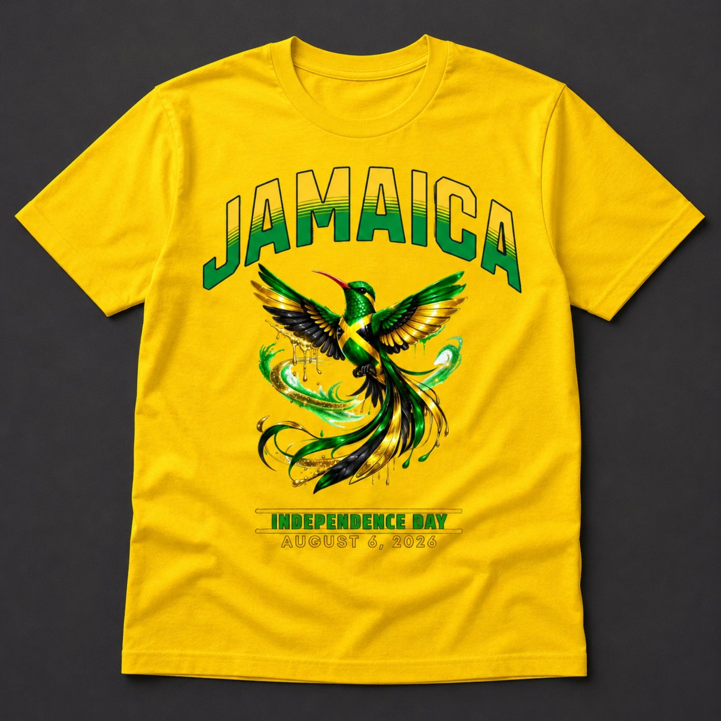 Jamaica Independence Doctor Bird T-Shirt — August 6 Pride Tee
