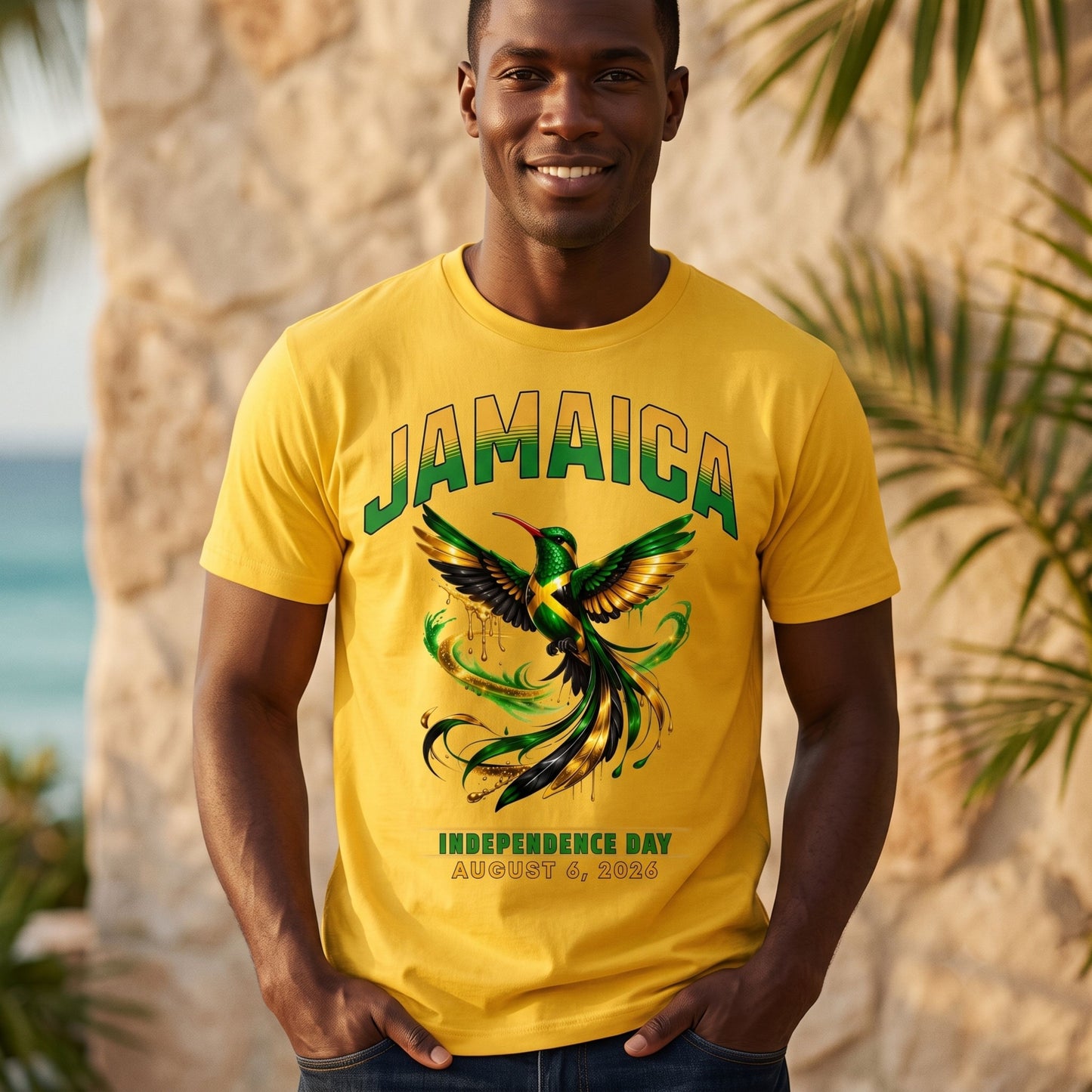 Jamaica Independence Doctor Bird T-Shirt — August 6 Pride Tee