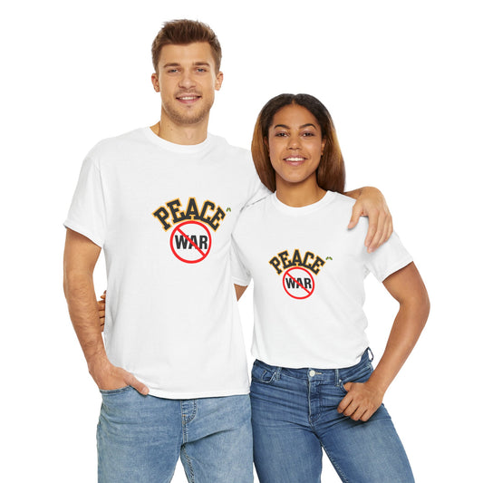 Tee | PEACE Not War | Unisex Cotton Tee