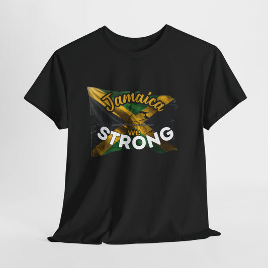 Jamaica We STRONG Hurricane Melissa | Unisex Cotton Tee