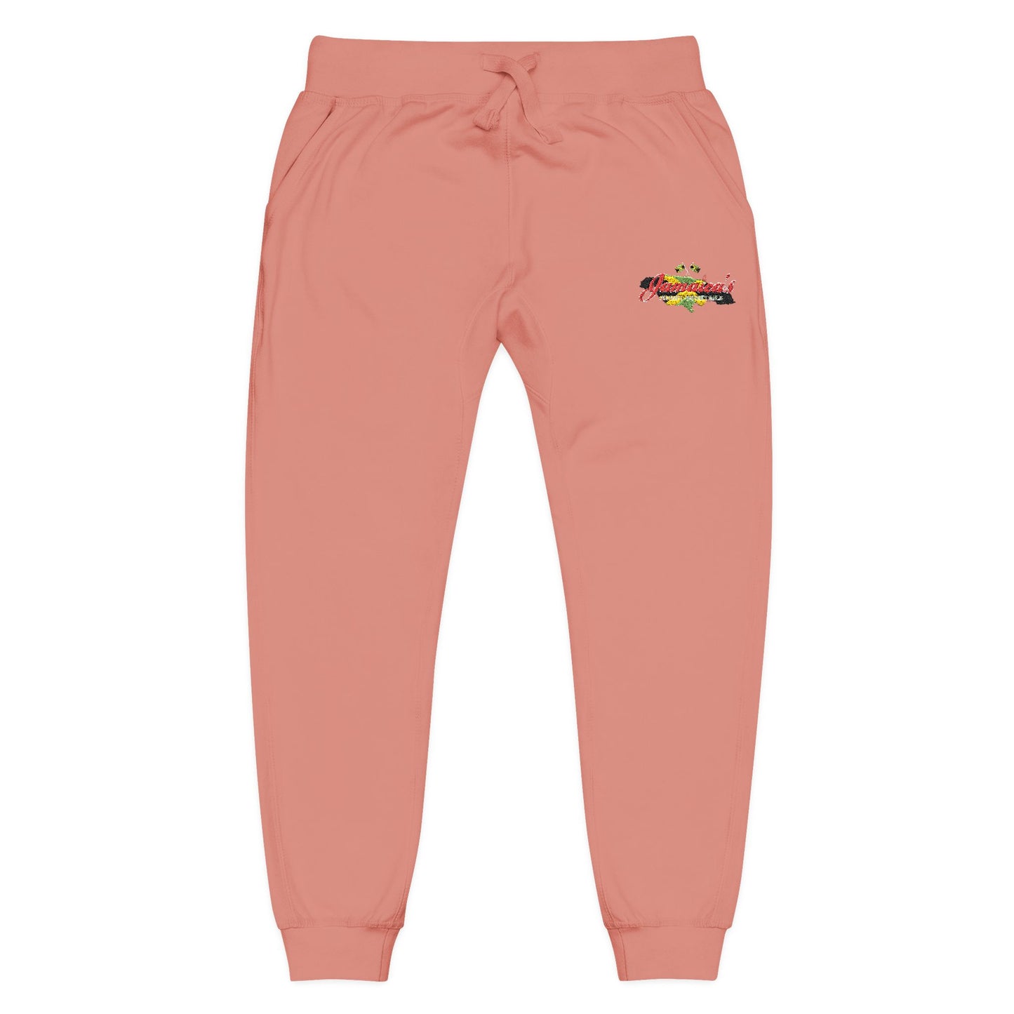 Embroidered Jamaica's Finest Logo Island Vibes Fleece Sweatpants