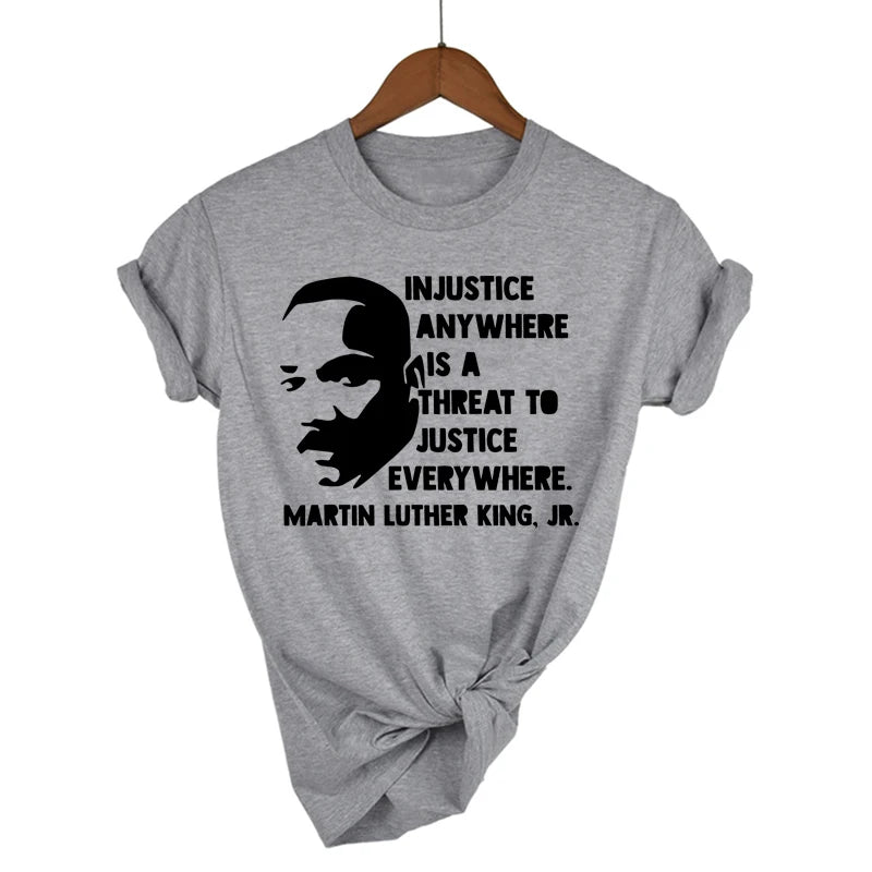 T-Shirt MLK Injustice Anywhere