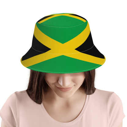 Hat - Jamaican Flag Bucket Hat