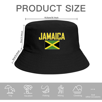 Hat - Jamaican Flag Bucket Hat