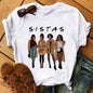 T-Shirts Women SISTAS Black Melanin